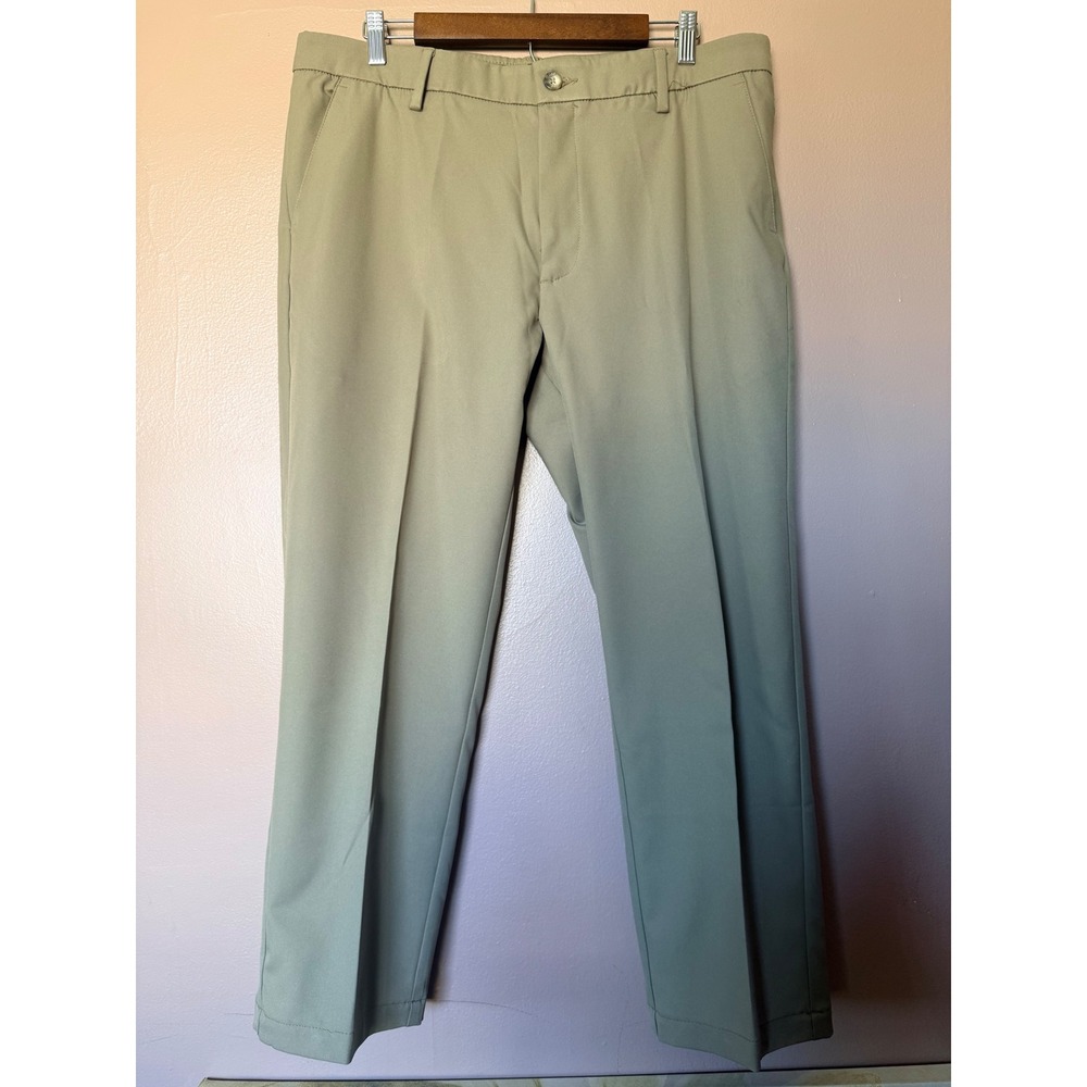 Lee Performance Series Traveler Chino Pants 36x26 Hemmed Tan Khaki Straight Fit